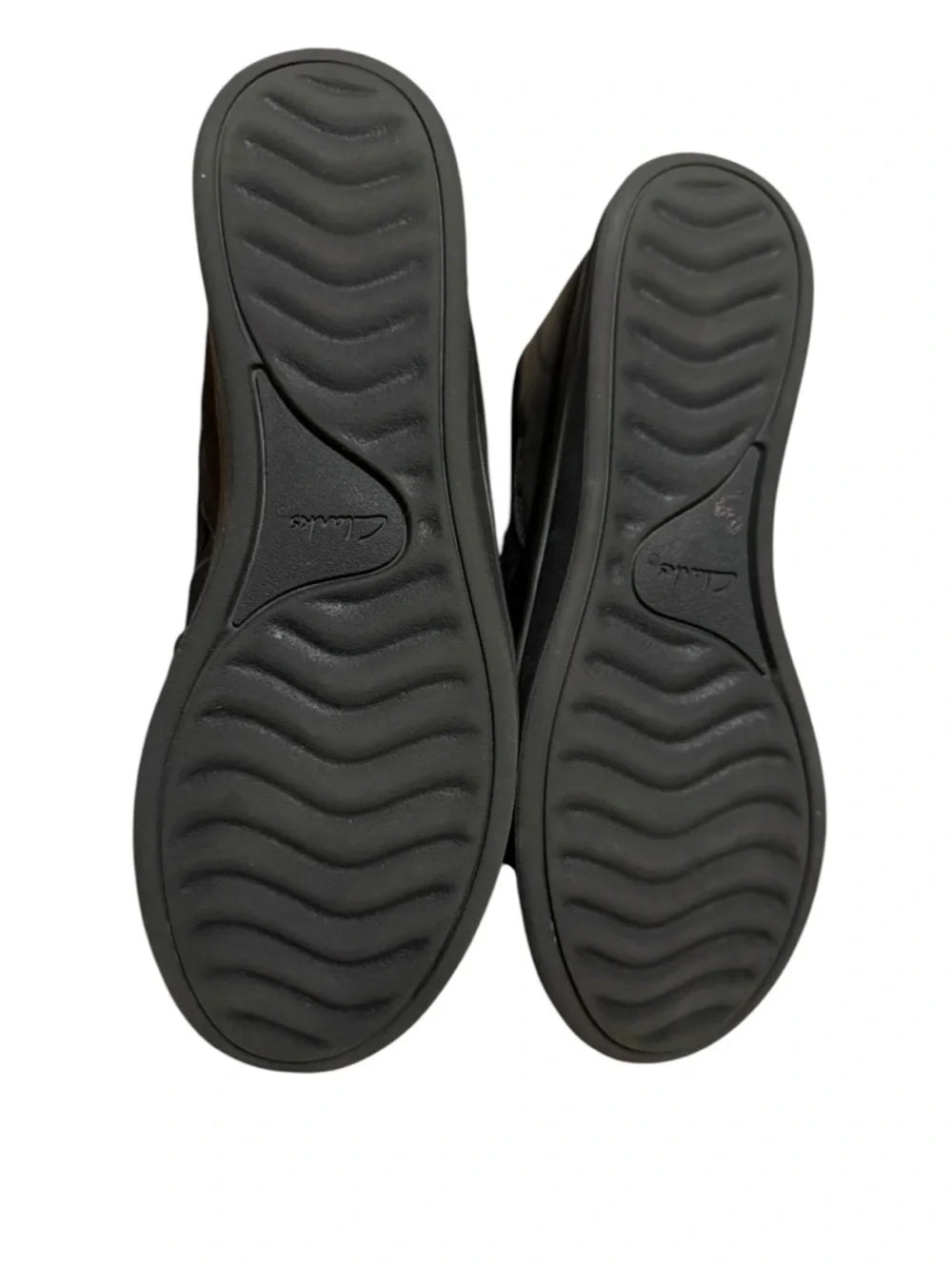 Clarks Women’s Black Slip-On Loafers